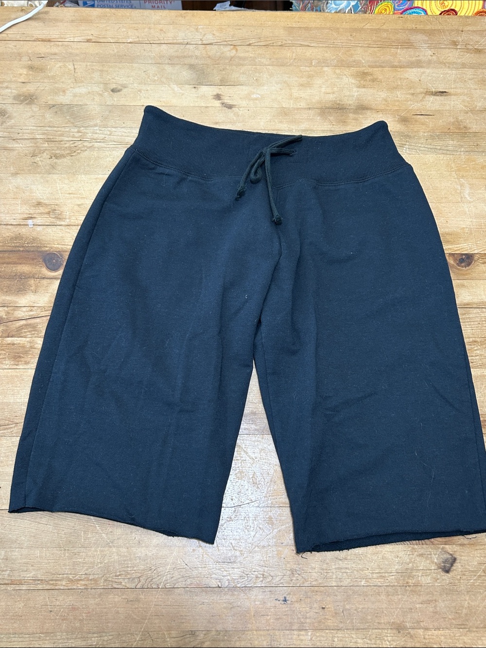 L.A. Kitty Cutoff Bermuda Knit Shorts